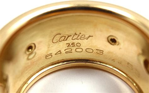 cartier jewelry markings.